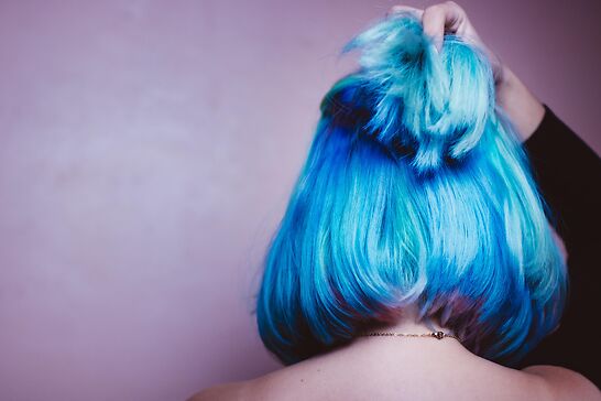 6. "Bottom Half Blue Hair Ideas for Short Hair" - wide 8