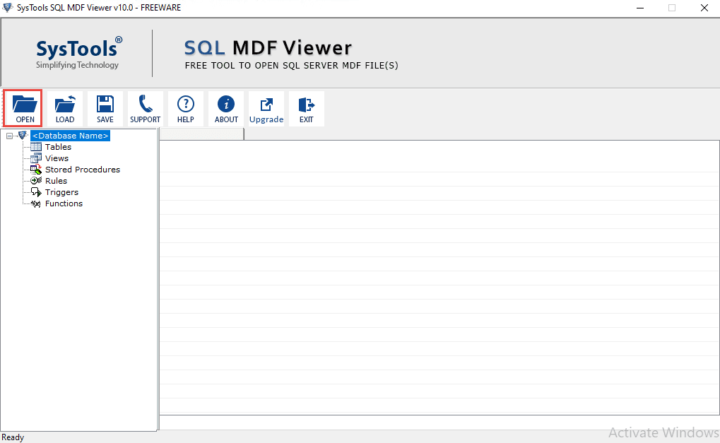 step-1 open large SQL file windows