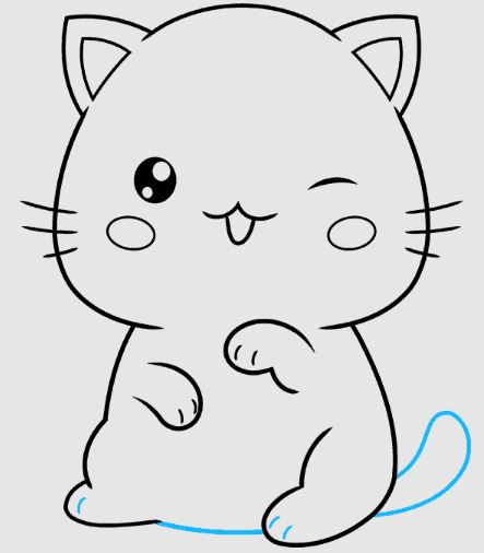 Draw A Kawaii cat